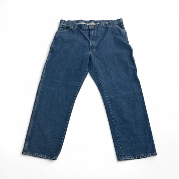 Dickies Jeans Men’s 42x30 Blue Straight Leg Workwear Carpenter - Picture 1 of 10